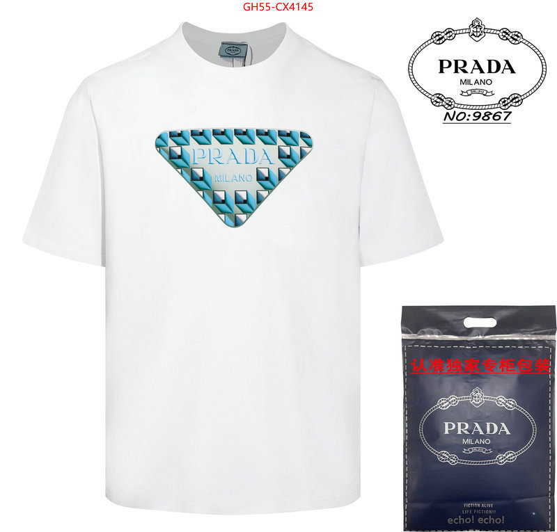 Clothing-Prada sell online luxury designer ID: CX4145 $: 55USD