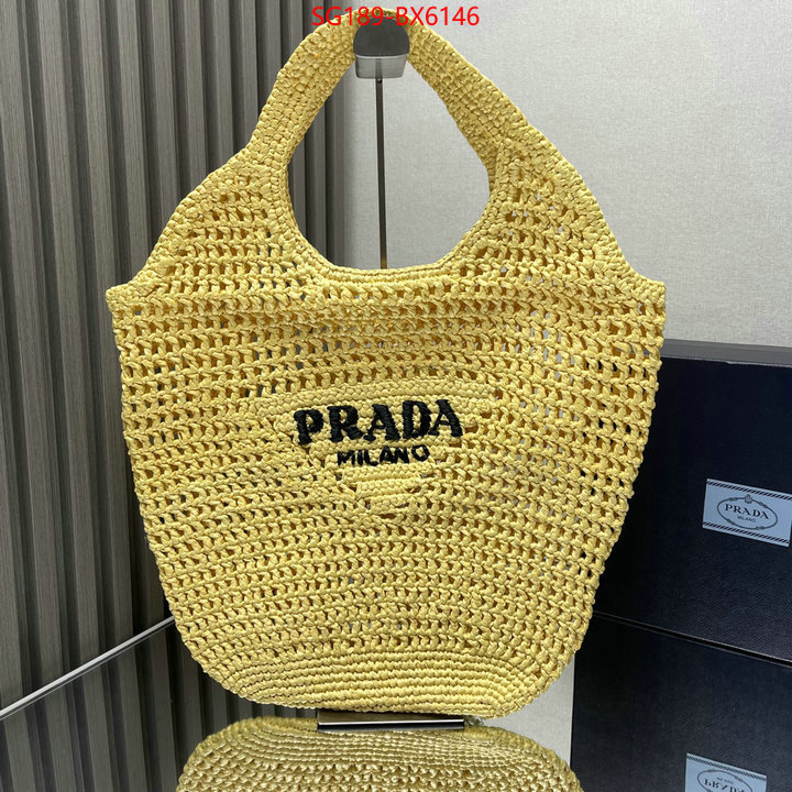 Prada Bags (TOP)-Handbag- we curate the best ID: BX6146 $: 189USD,