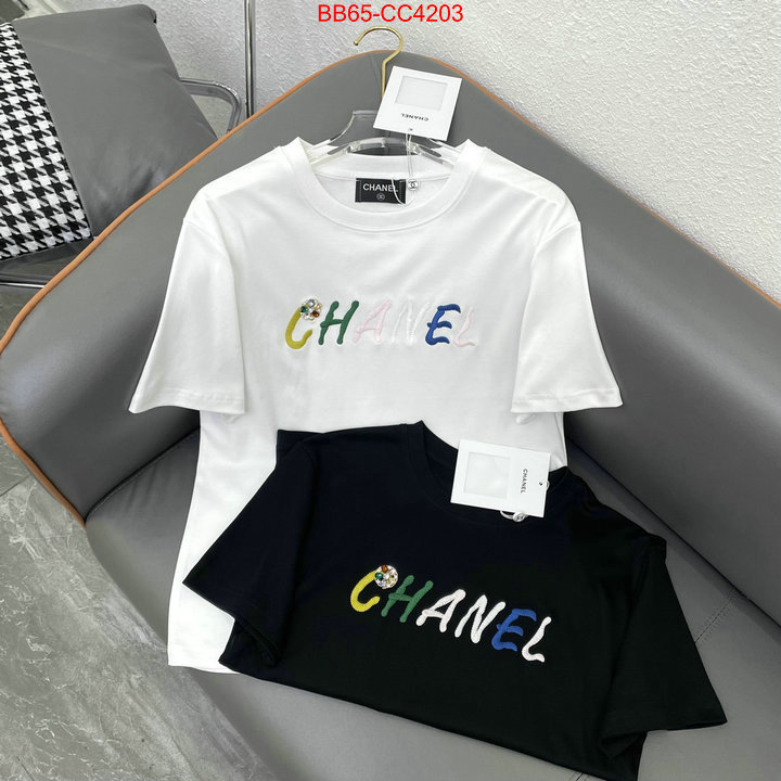 Clothing-Chanel styles & where to buy ID: CC4203 $: 65USD