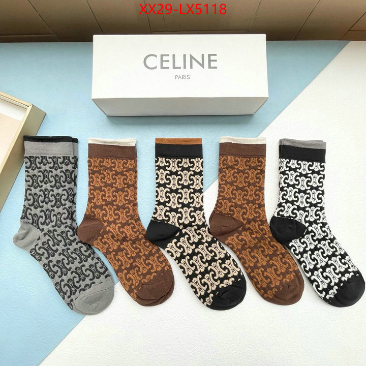 Sock-CELINE best wholesale replica ID: LX5118 $: 29USD