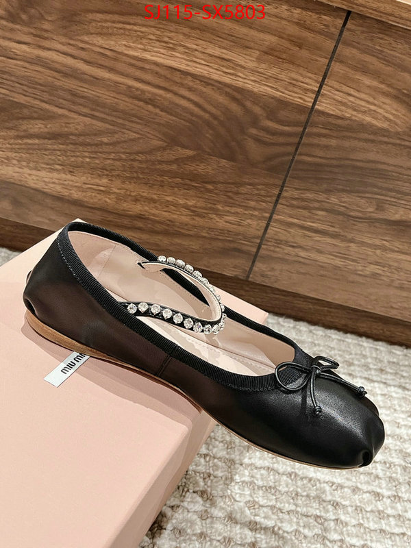 Women Shoes-Miu Miu 2024 aaaaa replica 1st copy ID: SX5803 $: 115USD