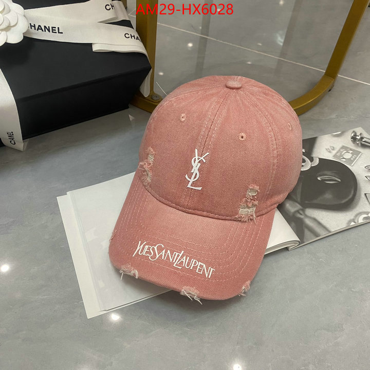 Cap (Hat)-YSL aaaaa+ quality replica ID: HX6028 $: 29USD