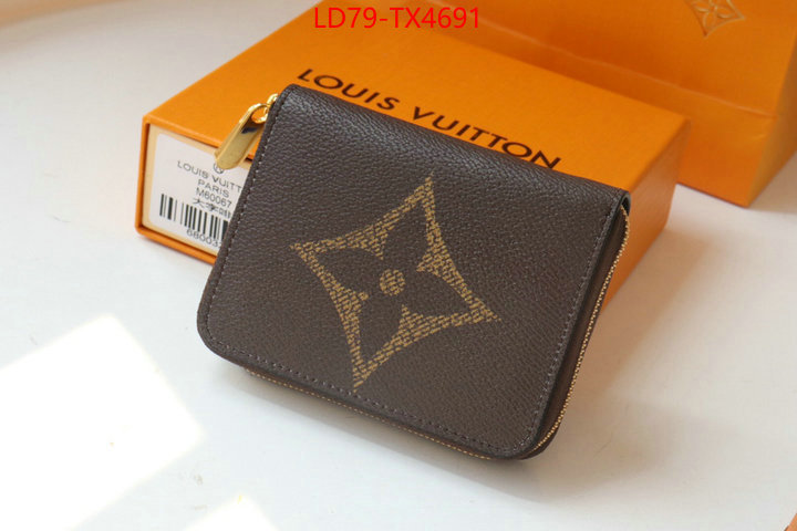 LV Bags(TOP)-Wallet aaaaa replica designer ID: TX4691 $: 79USD,