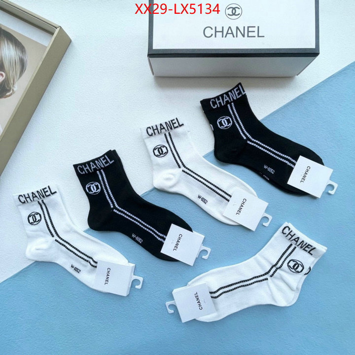 Sock-Chanel best quality designer ID: LX5134 $: 29USD