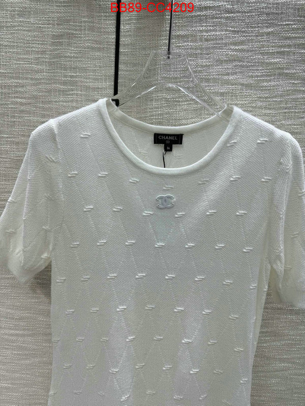 Clothing-Chanel wholesale ID: CC4209 $: 89USD