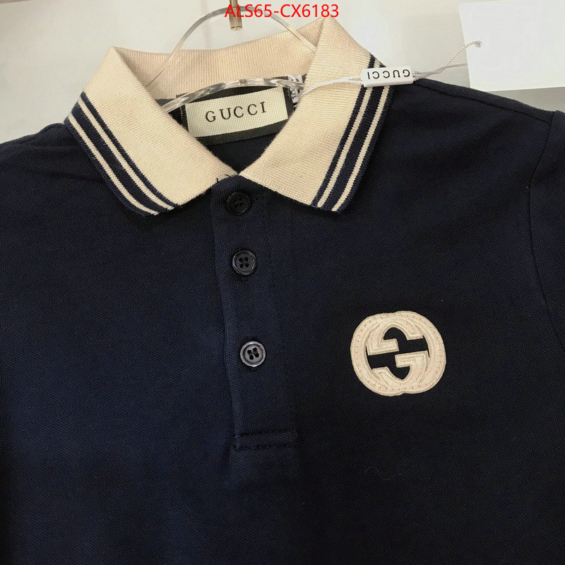 Kids clothing-Gucci top perfect fake ID: CX6183 $: 65USD