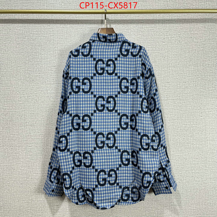 Clothing-Gucci what is a counter quality ID: CX5817 $: 115USD