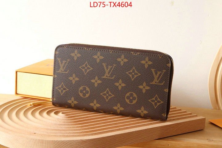 LV Bags(TOP)-Wallet replcia cheap from china ID: TX4604 $: 75USD,