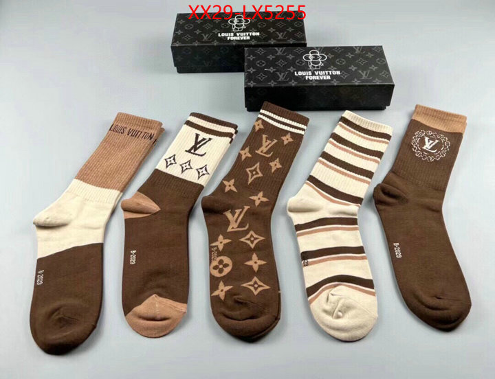 Sock-LV high quality designer ID: LX5255 $: 29USD