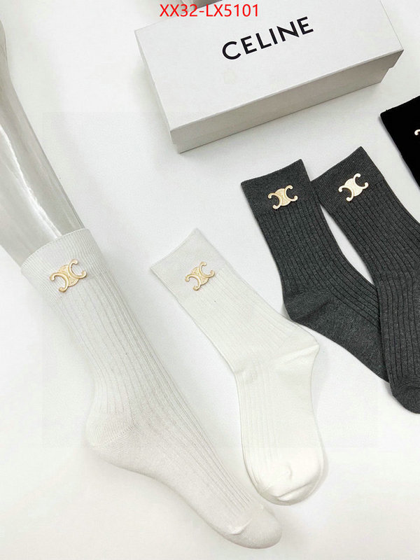 Sock-CELINE online sale ID: LX5101 $: 32USD