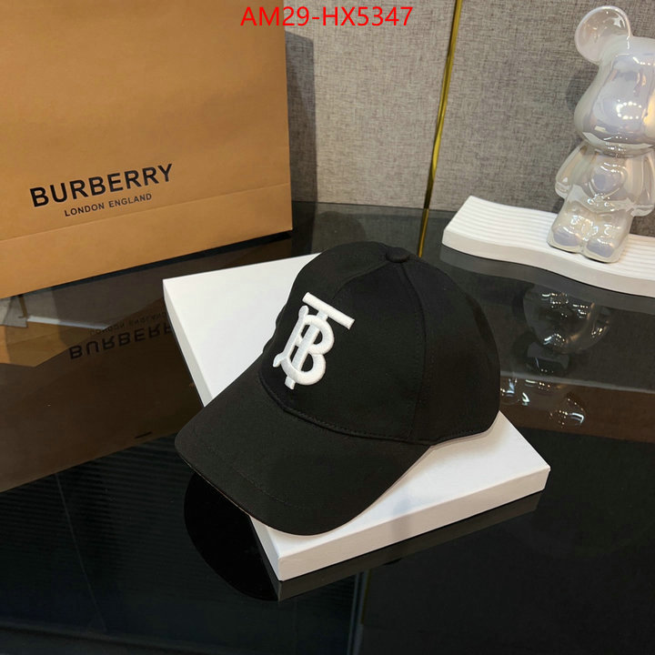 Cap(Hat)-Burberry luxury fake ID: HX5347 $: 29USD