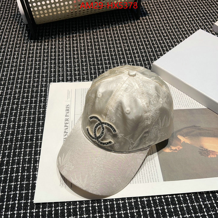 Cap (Hat)-Chanel high quality replica designer ID: HX5378 $: 29USD