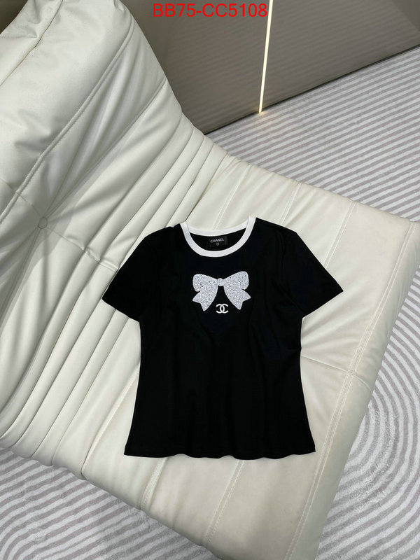 Clothing-Chanel aaaaa+ replica ID: CC5108 $: 75USD