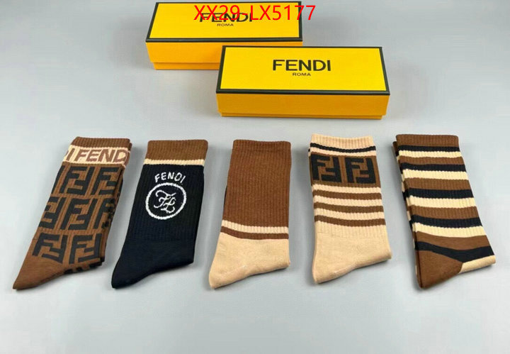 Sock-Fendi designer ID: LX5177 $: 29USD