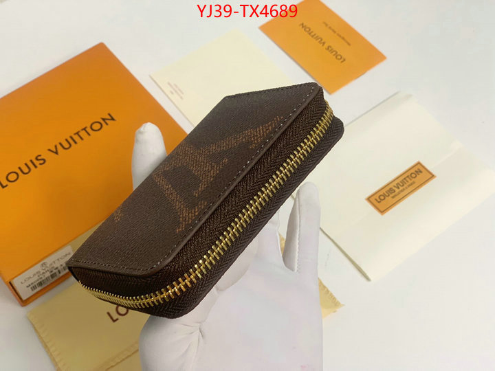 LV Bags(4A)-Wallet aaaaa class replica ID: TX4689 $: 39USD,