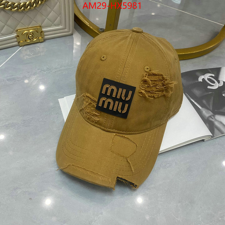 Cap(Hat)-Miu Miu what's the best place to buy replica ID: HX5981 $: 29USD