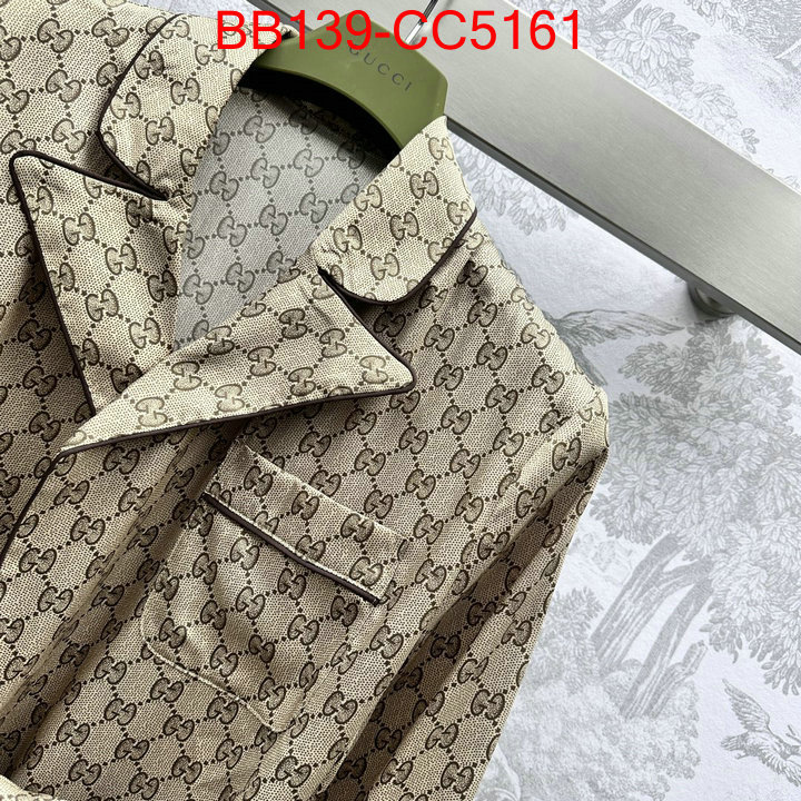 Clothing-Gucci replica 2024 perfect luxury ID: CC5161 $: 139USD