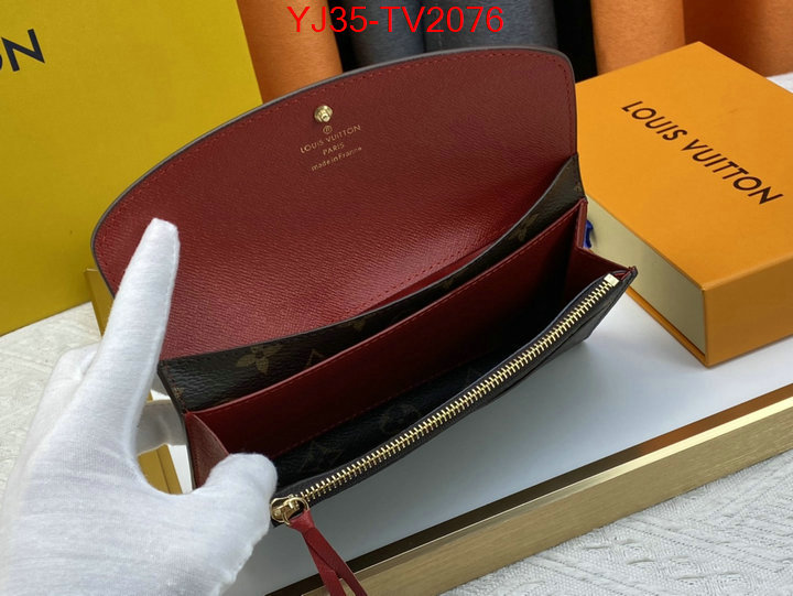 LV Bags(4A)-Wallet what is a counter quality ID: TV2076 $: 35USD,