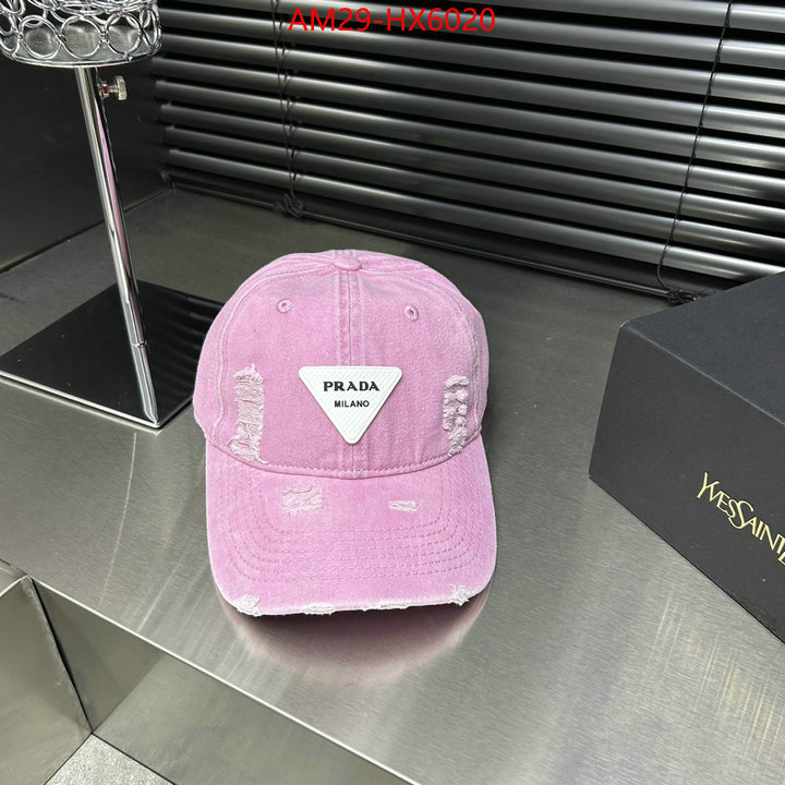 Cap (Hat)-Prada can you buy knockoff ID: HX6020 $: 29USD