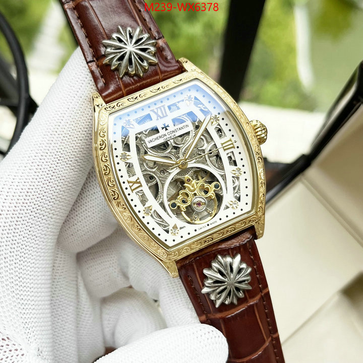 Watch(TOP)-Vacheron Constantin high-end designer ID: WX6378 $: 239USD