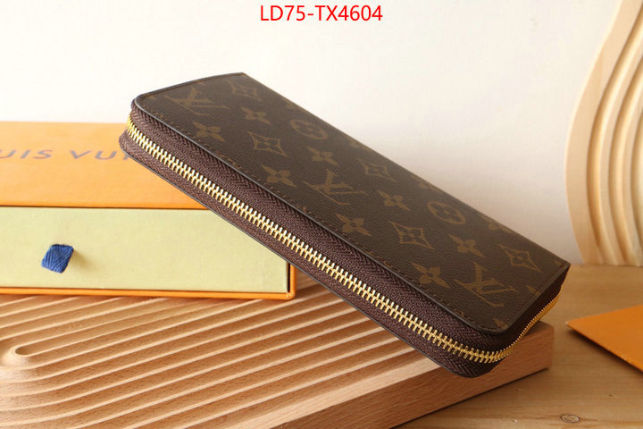 LV Bags(TOP)-Wallet replcia cheap from china ID: TX4604 $: 75USD,