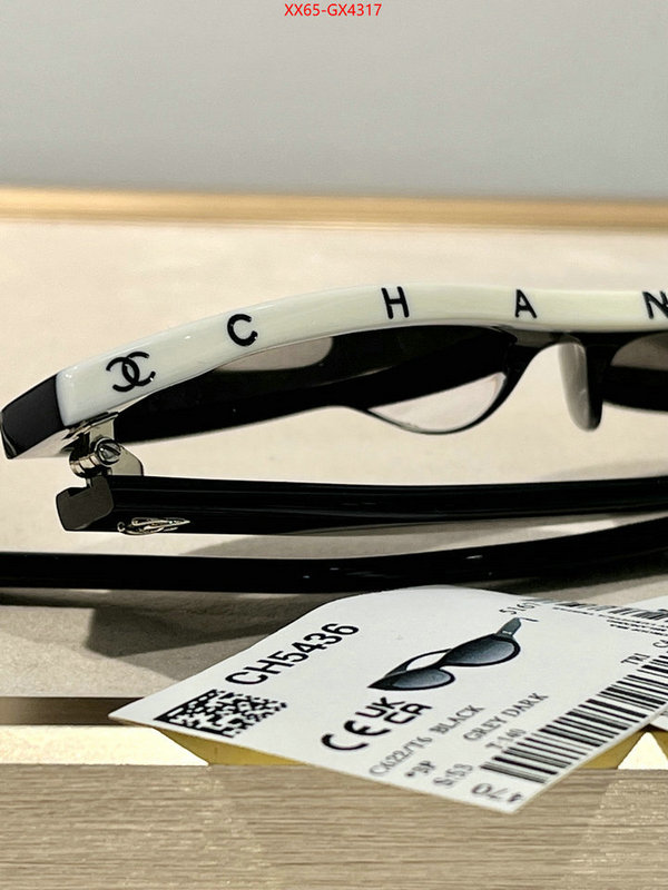 Glasses-Chanel fake high quality ID: GX4317 $: 65USD