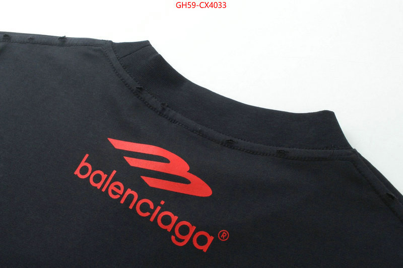 Clothing-Balenciaga counter quality ID: CX4033 $: 59USD