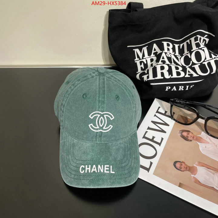 Cap (Hat)-Chanel luxury fashion replica designers ID: HX5384 $: 29USD