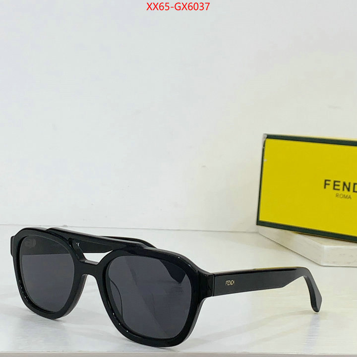 Glasses-Fendi wholesale designer shop ID: GX6037 $: 65USD