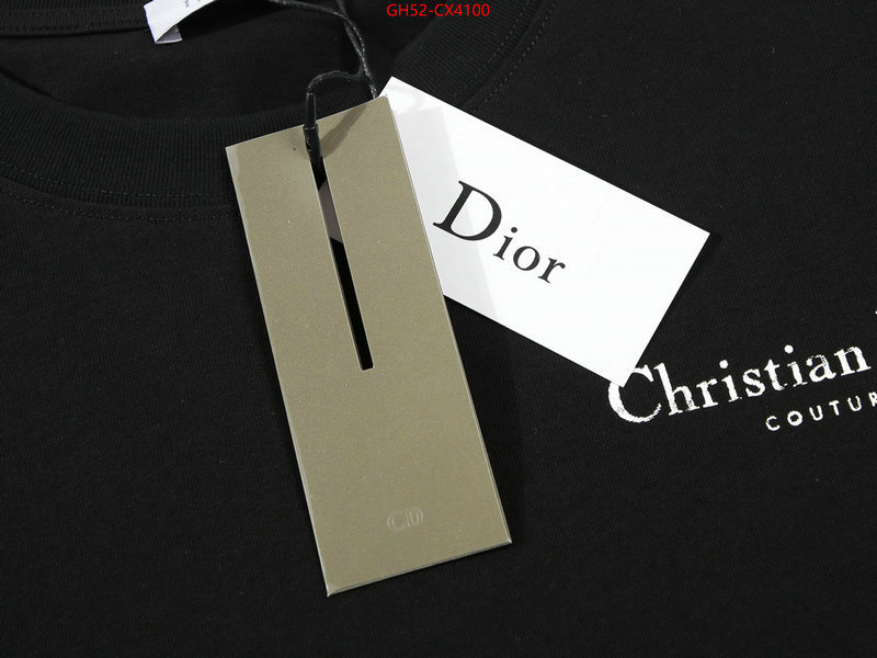 Clothing-Dior top perfect fake ID: CX4100 $: 52USD