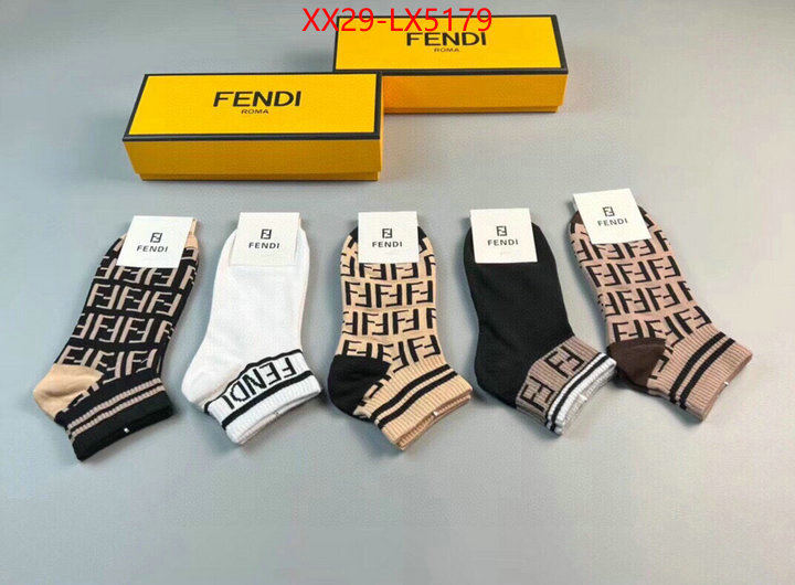 Sock-Fendi buy cheap ID: LX5179 $: 29USD