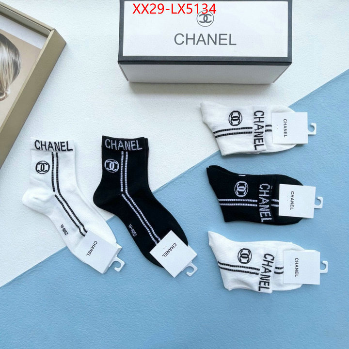 Sock-Chanel best quality designer ID: LX5134 $: 29USD