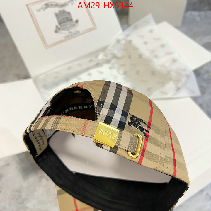 Cap(Hat)-Burberry where to buy fakes ID: HX5344 $: 29USD