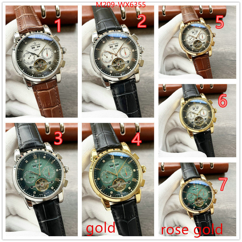 Watch(TOP)-Patek Philippe how can i find replica ID: WX6355 $: 209USD