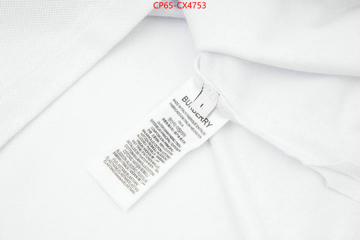 Clothing-Burberry wholesale sale ID: CX4753 $: 65USD