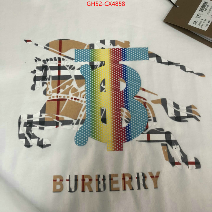 Clothing-Burberry wholesale ID: CX4858 $: 52USD