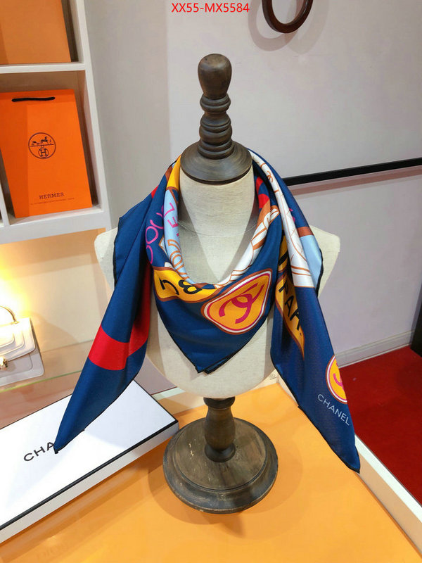 Scarf-Chanel high quality designer replica ID: MX5584 $: 55USD