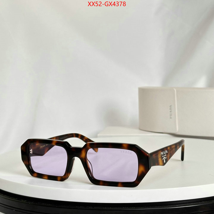 Glasses-Prada brand designer replica ID: GX4378 $: 52USD