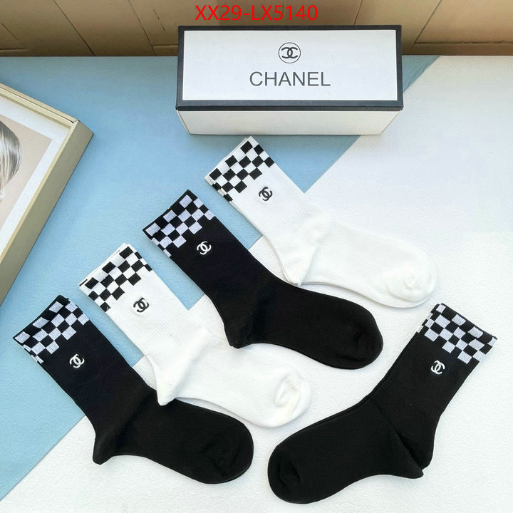 Sock-Chanel high quality customize ID: LX5140 $: 29USD