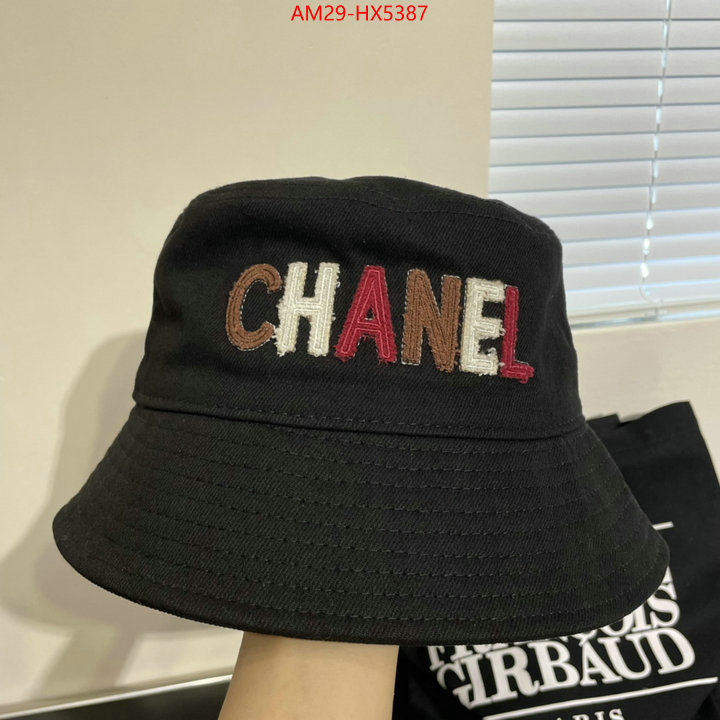 Cap (Hat)-Chanel designer 1:1 replica ID: HX5387 $: 29USD