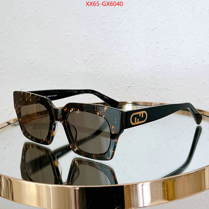 Glasses-Fendi quality replica ID: GX6040 $: 65USD