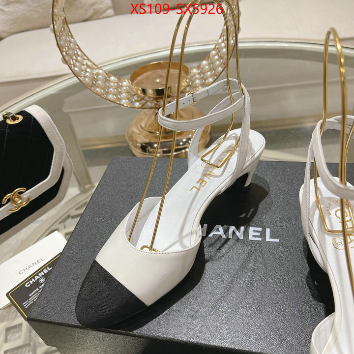 Women Shoes-Chanel luxury shop ID: SX5926 $: 109USD