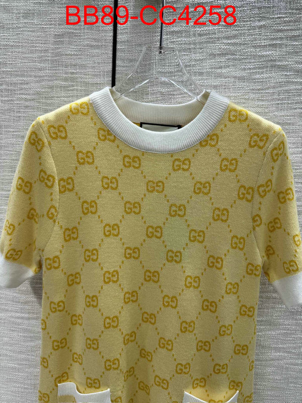 Clothing-Gucci top quality fake ID: CC4258 $: 89USD