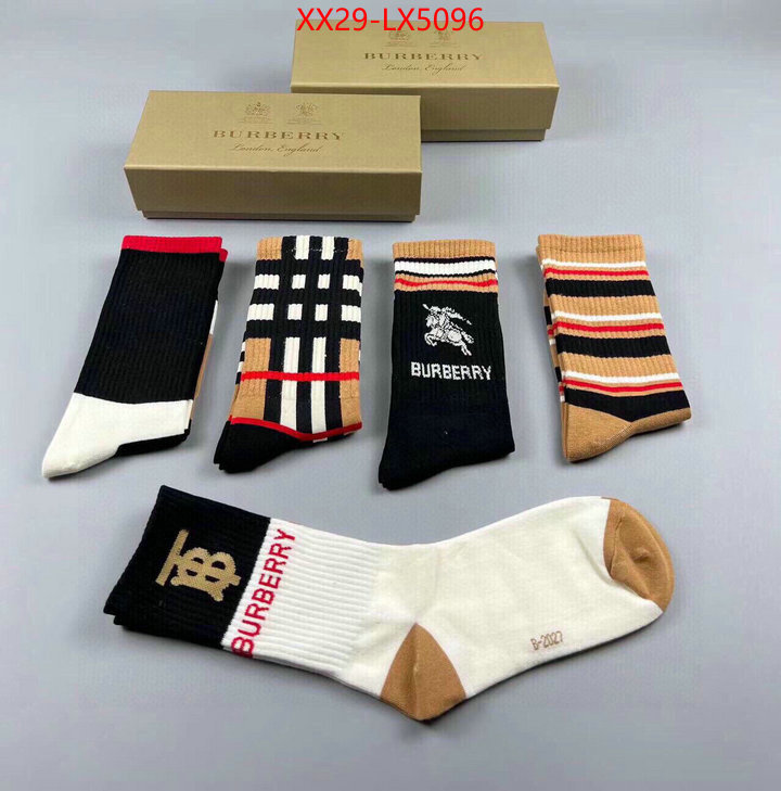 Sock-Burberry where can i buy the best quality ID: LX5096 $: 29USD