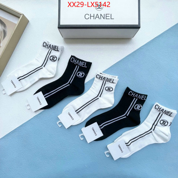 Sock-Chanel where to buy replicas ID: LX5142 $: 29USD