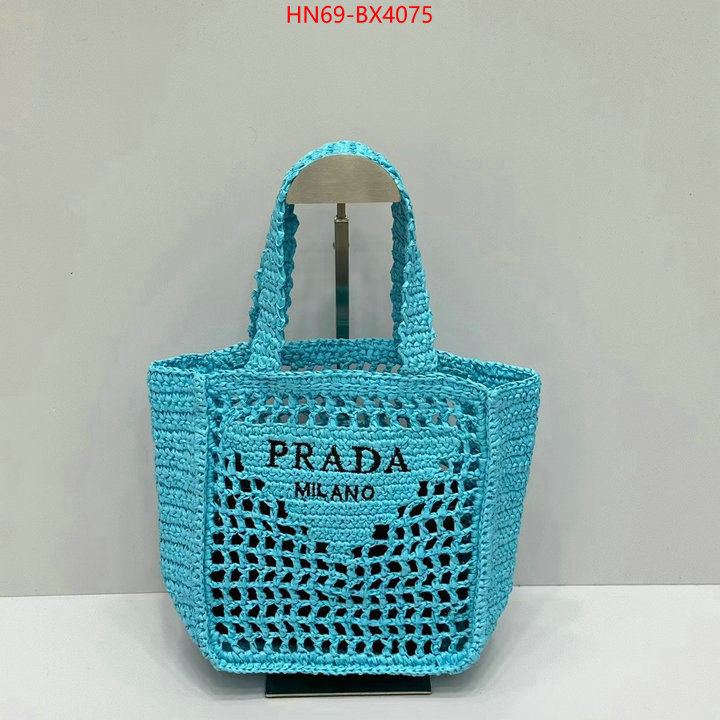 Prada Bags (4A)-Handbag- exclusive cheap ID: BX4075 $: 69USD,