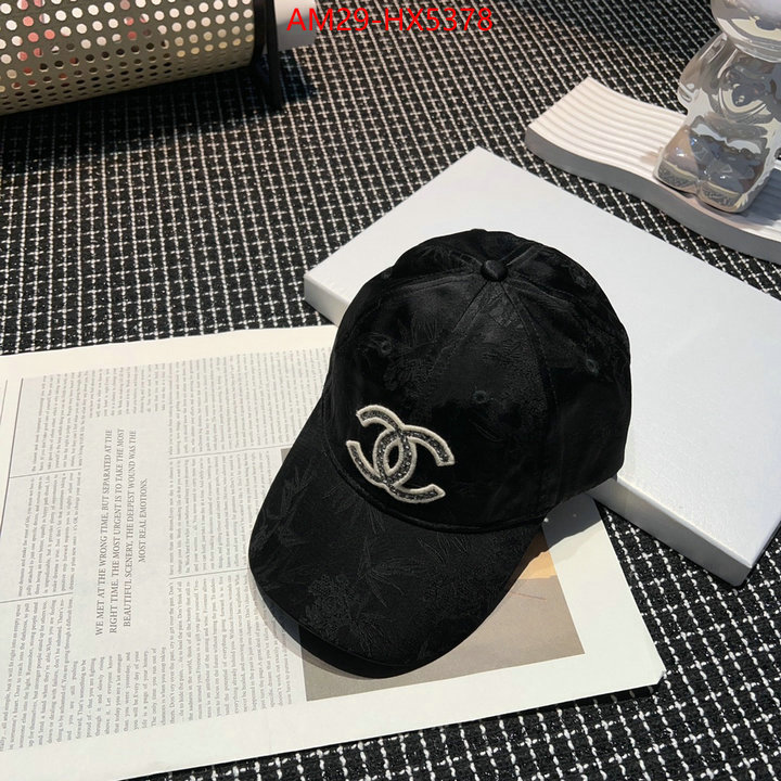 Cap (Hat)-Chanel high quality replica designer ID: HX5378 $: 29USD