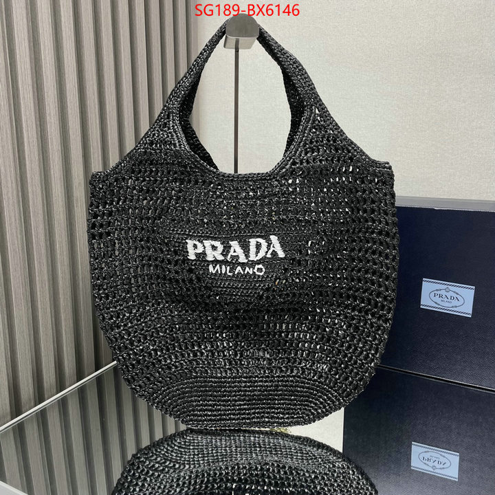 Prada Bags (TOP)-Handbag- we curate the best ID: BX6146 $: 189USD,