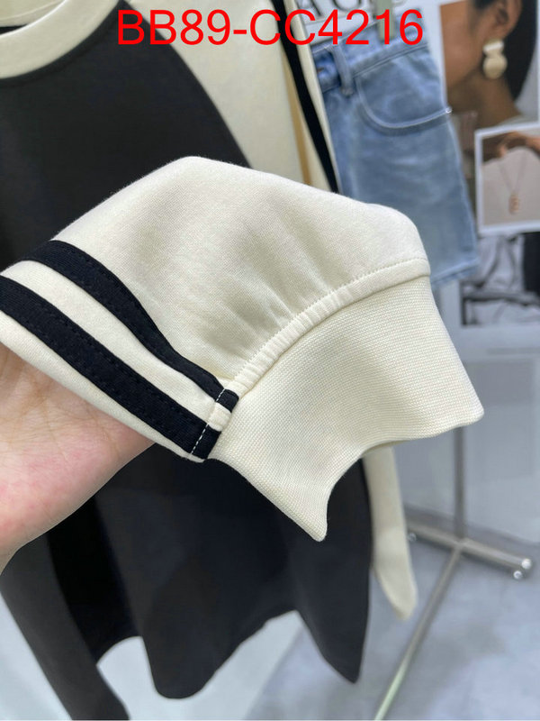 Clothing-Chanel replica 1:1 ID: CC4216 $: 89USD