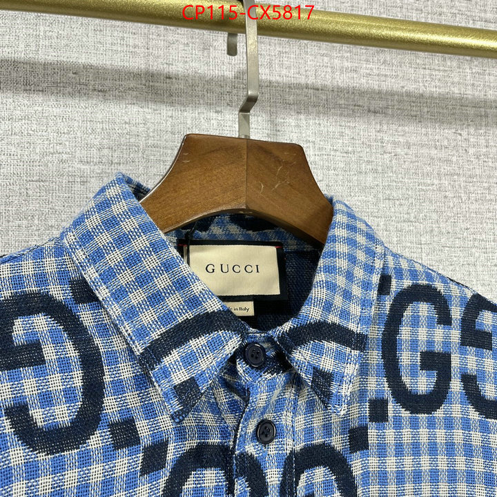 Clothing-Gucci what is a counter quality ID: CX5817 $: 115USD